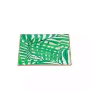 JAYE'S STUDIO SMIDGE DISH PLATE TRINKET JEWELRY DISH GREEN PALM COLLECTION