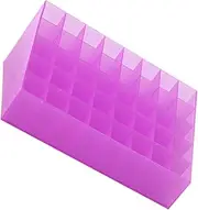 Gatuida Makeup Desk Organizer 40 Slot Lipstick Storage Box Modern Space-saving Cosmetic Shelf