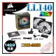 [ PC PARTY ] 海盜船 Corsair LL140 RGB LED 14公分風扇 二風扇 + 控制器 CO-9050074-WW