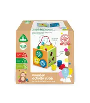 ELC Early Learning Centre Wooden Activity Cube