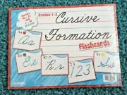 A BEKA CURSIVE FORMATION Flashcards Grades 1-2 Cursive Aa - Zz and 1-10 30 Cards