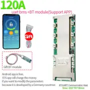 8S 24V/6S-21S 48V 120A LifePo4 Smart BMS Battery Protection Board with Balance