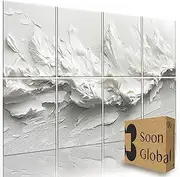 Soon Global Acoustical Wall Panels, 48 X 32 Inches Art Acoustic Panels, Decorative Acoustic Panels, Acoustic Wall Panels, Sound Absorbing Wall Art, Silent Flurry