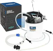 FIRSTINFO A1152 1.8 Liter Vacuum Brake Bleeder Extractor Includes 1.5 Meters Long Silicone Bleeding Hose with One-Way Check Valve + Oil Stopper Valve