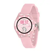 Tikkers Time Series 34 Smart Watch Smart Watch w/ Adjustable Straps - Pink