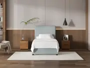 My Style Tapered Headboard & Gas Lift Base - King Single / Duckegg / Standard Base
