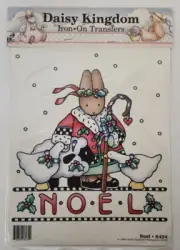 Daisy Kingdom Iron-on Transfers NOEL 6434 Christmas 1989 Shirt Kit NEW