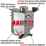 Aluminum Coolant Overflow Tank for 05-14 Nissan Navara D40 2.5L Frontier Xterra (for: Nissan)