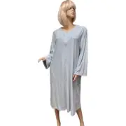 NWT $66 N Natori Robe X-LARGE XL Nirvana K/L w Front Pockets Rayon Blend