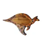 Kangaroo Serving Cutting Cheese Boards With Australian Aboriginal Art