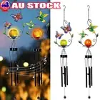 Solar Wind Chimes Metal Butterfly&Hummingbird Windchimes Outdoor Decors Light KU