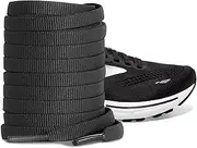 [UamGlsob] Runing Shoe Laces for Brooks Sneakers, 1/4"(6mm) Stripe Flat Shoelaces Replacement Strings