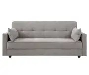 Junny 3 Seater Sofa Bed with Storage Compartment Grey