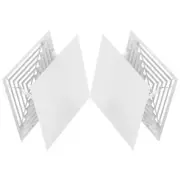 2pcs Ceiling Conditioner Deflector With Hooks Windshield Deflector