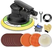 XDOVET 6 Inches Air Sander - Pneumatic Palm Car Sanders, Air Random Orbital Sander,Dual-action Sander for Wood Polisher Metal,and Auto Body Work,Sanding, and Removing Scratches