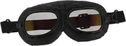 Generic Motorcycle Goggles Sun Glasses Men Sunglasses Cycling Glasses Adult Dirt Bike Motorcycle Glasses for Motorcycle Bike Glasses Motorcycle Riding Glasses Retro Motorcycle Glasses PC