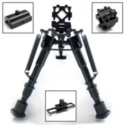 6-9" Tactical Adjustable Sniper Hunting Shooting Air Rifle Gun Bipod Hunting Set