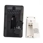 Indoor/Outdoor Digital Thermometer with Barometer & Timer Black