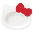 Hello Kitty Plate KP-18F White, PP, 7.2x6.2 inch, New