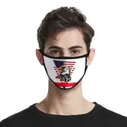 American Flag Eagle FACE MASK Reusable Washable Unisex Face Cover USA Seller