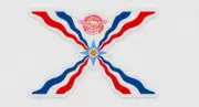 Assyrian flag - Die Cut Clear Sticker (101 mm x 69 mm)