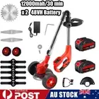 New Foldable Cordless Electric Grass String Trimmer Lawn Cutter Brush Mower