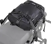 [Rhinowalk] Motorcycle Tail Bag 10L Waterproof Motor Pannier Bag Motor Travel Luggage Motorbike Rear Rack Trunk Storage Bag Professional Motorcycle Accessories-Black