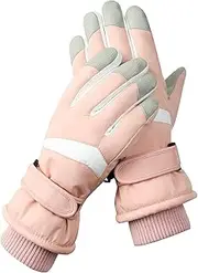 [ZANZER] Ski Gloves, Winter Waterproof Touchscreen Snow Gloves Winter Gloves Women for Cold Weather, Windproof Snowboard Gloves for Ski Driving Cycling Hiking Running