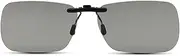 Tignapoo Clip-on 3D Glasses 0.72mm Thickness for Myopia Watching Passive Circular Polarized 3D Glasses for 3D TV Movie Cinema