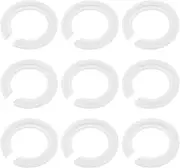 eMagTech 30Pcs Lamp Shade Ring Adapter E27 to E14 Plastic Lamp Shade Ring Converter Lampshade Ring Reducer Adaptor Washer for Lamp Holders