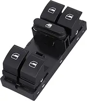 Power Master Window Switch - for VW 2005-2015 Jetta Golf Rabbit GTI Passat CC Tiguan Vento 4-Doors - 1K4959857B, 5ND959857, 7L6959857A