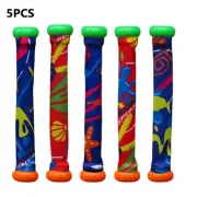 High Quality Underwater 5 Dive Sticks Swimming Pool Game Swim Fun Toy Holiday