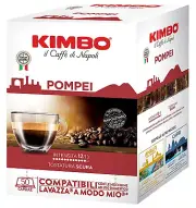 COFFEE KIMBO POMPEI - Box 50 A MODO MIO COMPATIBLE CAPSULES 7.4g