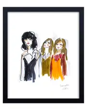 Ready2HangArt Vuitton Backstage Framed Print Wall Art