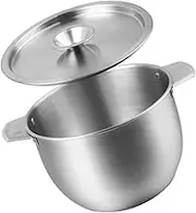 ABOOFAN Stainless Steel Oil Basin with Lid Capacity Kitchen Oil Storage Container Multi Functional Filter Oil Basin for Cooking Easy to Clean and Design
