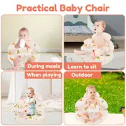 Inflatable Floor Baby Seat Comfortable Inflatable Baby Seat with Tray and njGnr