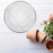 Stainless Steel Screen Garden Soil Sifters Planting Sieve Strainer for Rocks