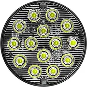 Flashing Lights - Round Turn Signal Lamp - 12-24V 14 LED Warning Light Flashing Truck Side Marker Lamp for Car Construction Vehicles