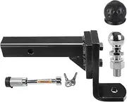 Trailer Hitch 5 Hole Adjustable Height Tow Bar Hitch Drop Mount 50MM Or 2 Inch Ball CAP 4000 KG Trailer RV Camper Caravan Parts Camper Accessories