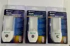 3PK Sansai Automatic Night Light Sensor Activating Bedroom/Hallway E12 Lamp