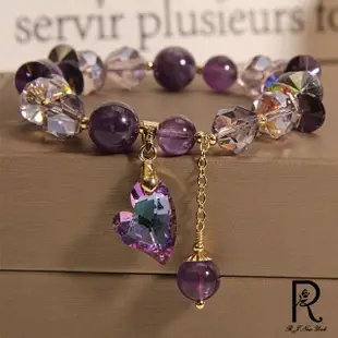 【RJ New York】深情紫水晶輕奢華麗切割串珠手鍊(8款可選)
