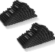 Deksias Disposable Dual Sided Eye Shadow Brushes Sponge Applicator Oval Tippe...