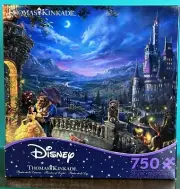 Thomas Kinkade Disney Collection Beauty & the Beast Jigsaw Puzzle, 750pcs NIP
