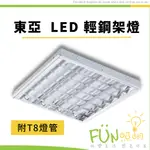 🍀含稅特惠🍀東亞 LED輕鋼架燈 LTTH2445 40W T8 2尺*2尺 2尺4管 燈具 附燈管 輕鋼架 T-BAR