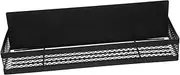CHILDWEET Magnetic Fridge Organizer Spice Holder Kitchen Supplies Storage Rack Black