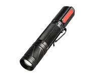 C77 Strong Light Flashlight Type-C Rechargeable Zoom Stepless Dimming Waterproof Tactical Flashlight for Outdoor Activity