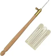 HAPINARY 4Pcs Embroidery Pen Set DIY Punch Needle Tool with Rod Pins for Knitting Stitching for Beginners Travel Crafting Durable and Lightweight Embroidery Supplies