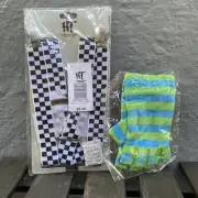 Hot Topic Accesories (Suspenders And Gloves)