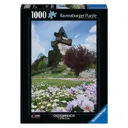 Ravensburger Osterreich Collection Clock Tower Uhrturn in Graz 1000 Piece Jigsaw Puzzle