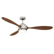 Mercator Duxton 52" Timber 3 Blade AC Ceiling Fan with 16W LED Light